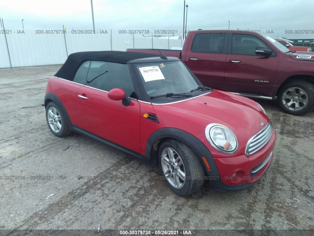 MINI COOPER CONVERTIBLE 2012 wmwzn3c52ct134851