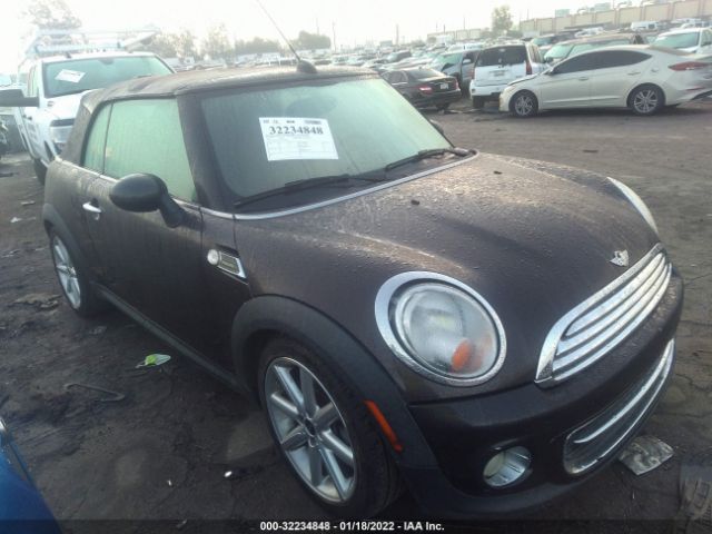 MINI COOPER CONVERTIBLE 2013 wmwzn3c52dt568205