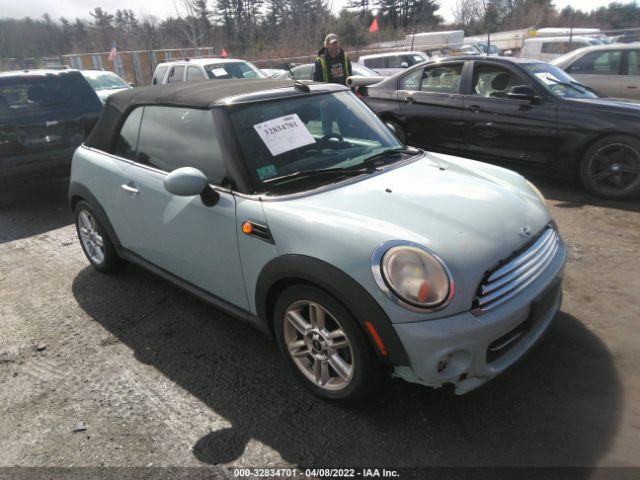 MINI COOPER CONVERTIBLE 2011 wmwzn3c54bt132968