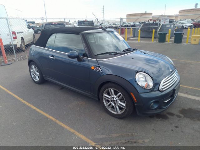 MINI COOPER CONVERTIBLE 2011 wmwzn3c54btz78176