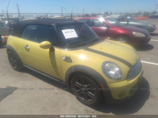 MINI COOPER CONVERTIBLE 2011 wmwzn3c54btz78193