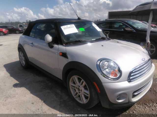 MINI COOPER CONVERTIBLE 2012 wmwzn3c55ct265711