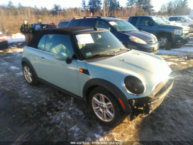 MINI COOPER CONVERTIBLE 2011 wmwzn3c56bt265148