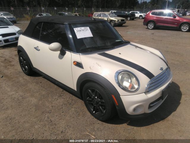 MINI COOPER CONVERTIBLE 2011 wmwzn3c56btz78292