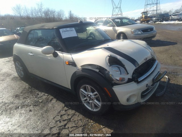 MINI COOPER CONVERTIBLE 2013 wmwzn3c56dt568613