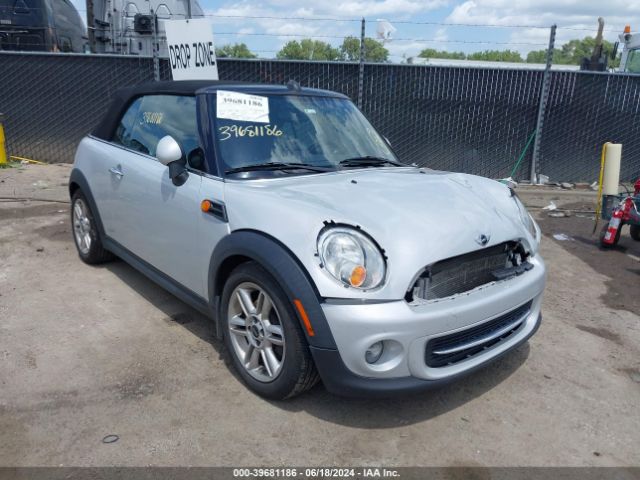 MINI COOPER CONVERTIBLE 2012 wmwzn3c57ct134800