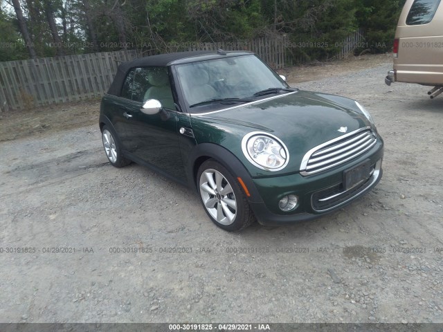 MINI COOPER CONVERTIBLE 2011 wmwzn3c59btz89318