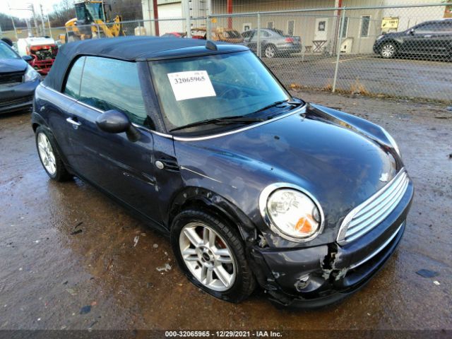 MINI COOPER CONVERTIBLE 2012 wmwzn3c59ct134037