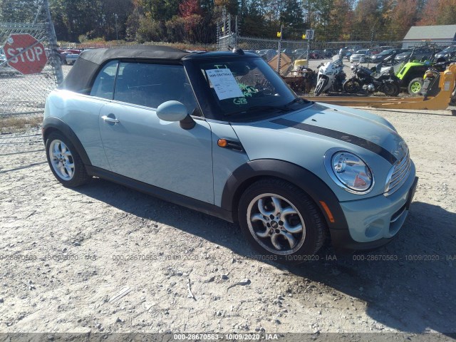 MINI COOPER CONVERTIBLE 2013 wmwzn3c5xdt265883