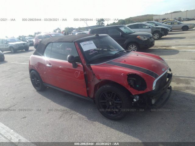 MINI COOPER CONVERTIBLE 2013 wmwzn3c5xdt568615