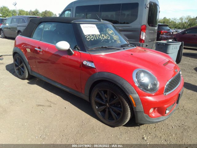 MINI COOPER CONVERTIBLE 2011 wmwzp3c51bt249305