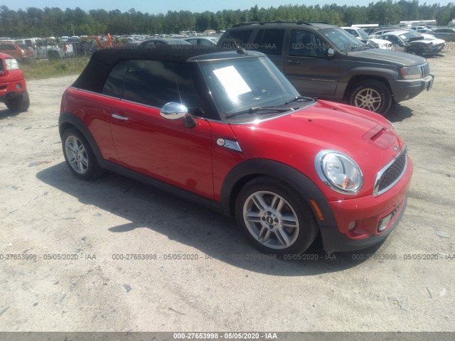 MINI COOPER CONVERTIBLE 2011 wmwzp3c51btx83310