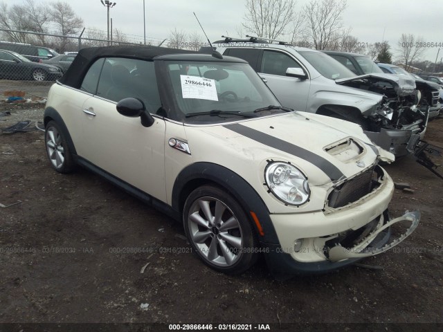 MINI COOPER CONVERTIBLE 2012 wmwzp3c51ct549993