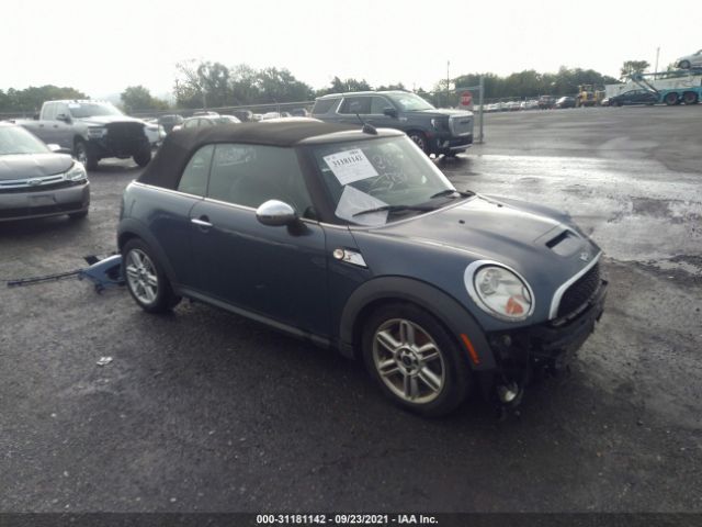 MINI COOPER CONVERTIBLE 2011 wmwzp3c52btx84174