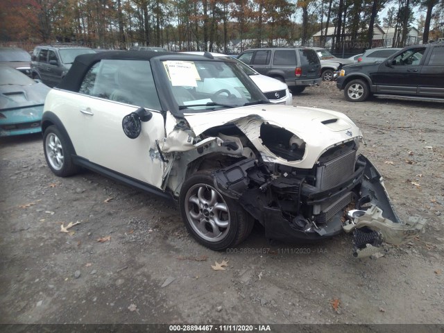 MINI COOPER CONVERTIBLE 2012 wmwzp3c52ct250044