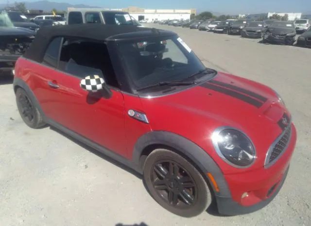 MINI COOPER CONVERTIBLE 2012 wmwzp3c52ct549940