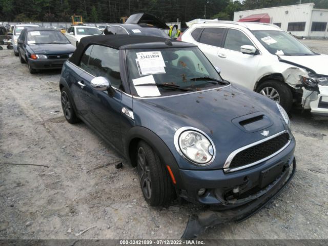 MINI COOPER CONVERTIBLE 2011 wmwzp3c53bt249368