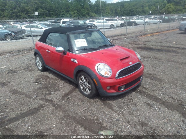 MINI COOPER CONVERTIBLE 2011 wmwzp3c53btx82594