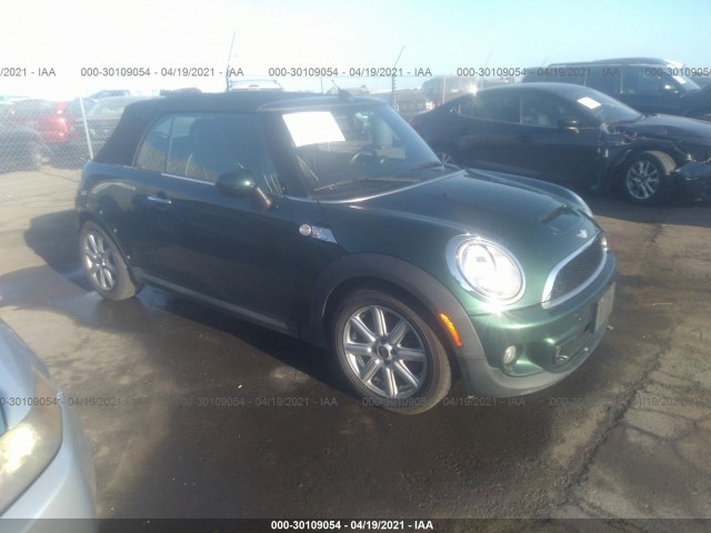 MINI COOPER CONVERTIBLE 2011 wmwzp3c54bt249492