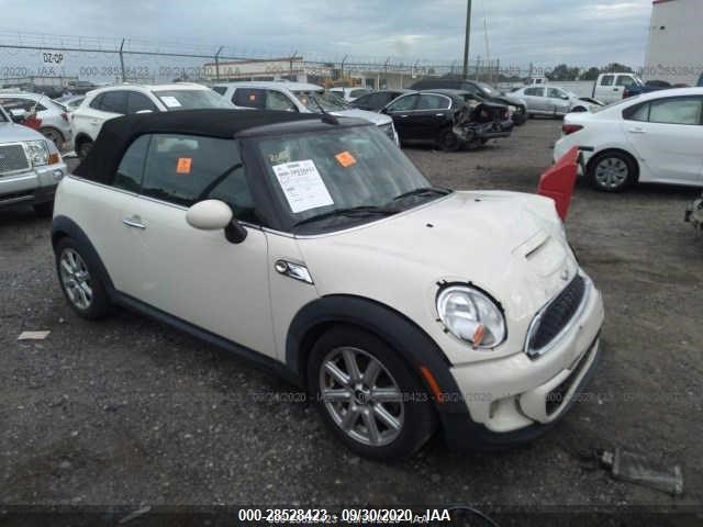 MINI COOPER CONVERTIBLE 2012 wmwzp3c54ct297107