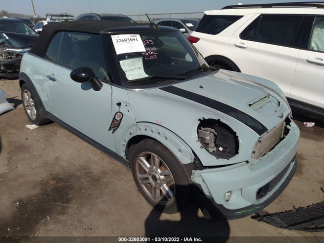 MINI COOPER CONVERTIBLE 2012 wmwzp3c55ct550306