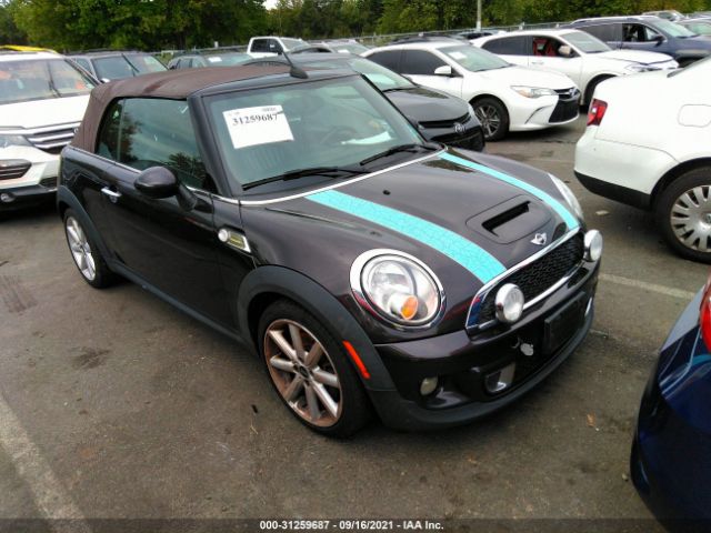 MINI COOPER CONVERTIBLE 2013 wmwzp3c55dt551070