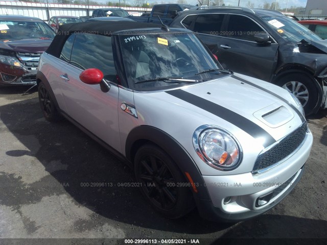 MINI COOPER CONVERTIBLE 2011 wmwzp3c56btx83237