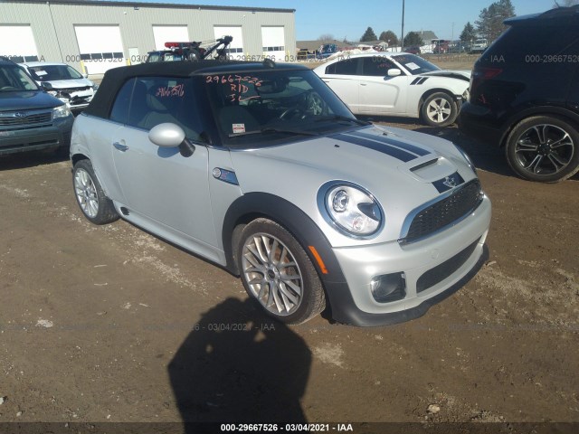 MINI COOPER CONVERTIBLE 2012 wmwzp3c58ct249609