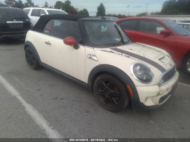 MINI COOPER CONVERTIBLE 2012 wmwzp3c58ct549991