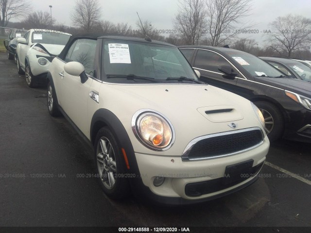 MINI COOPER CONVERTIBLE 2011 wmwzp3c59btx83362