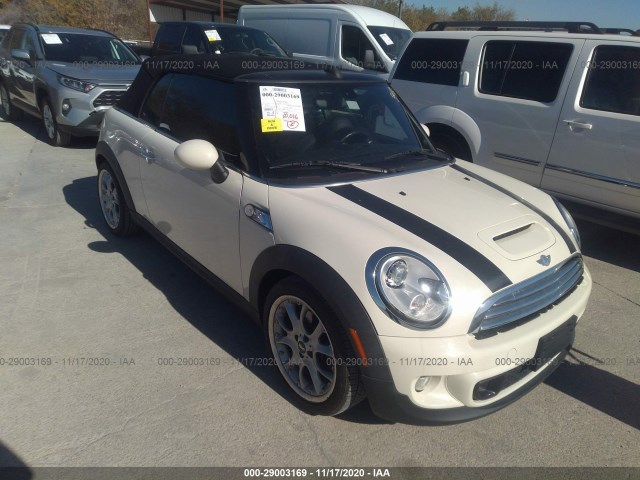 MINI COOPER CONVERTIBLE 2012 wmwzp3c59ct250221