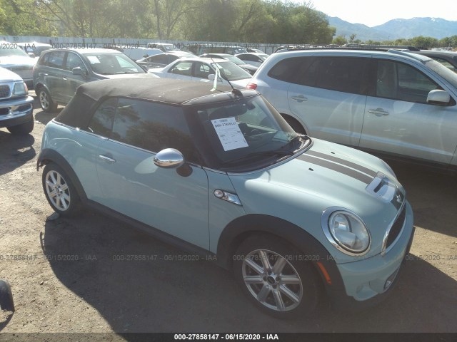 MINI COOPER CONVERTIBLE 2013 wmwzp3c59dt705974