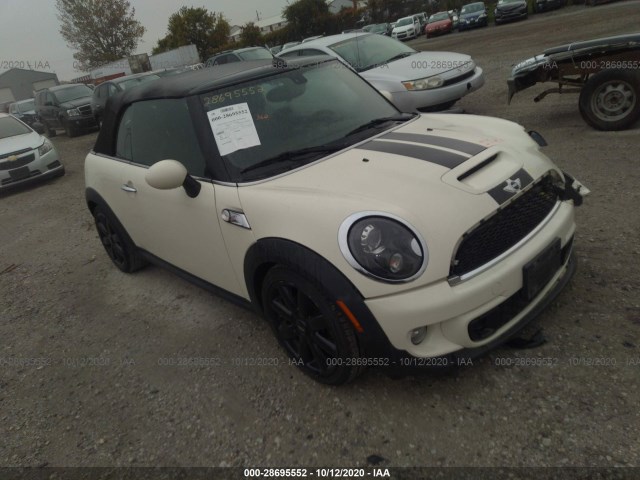 MINI COOPER CONVERTIBLE 2011 wmwzp3c5xbtx82978