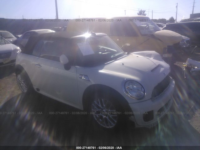 MINI COOPER CONVERTIBLE 2013 wmwzp3c5xdt550979