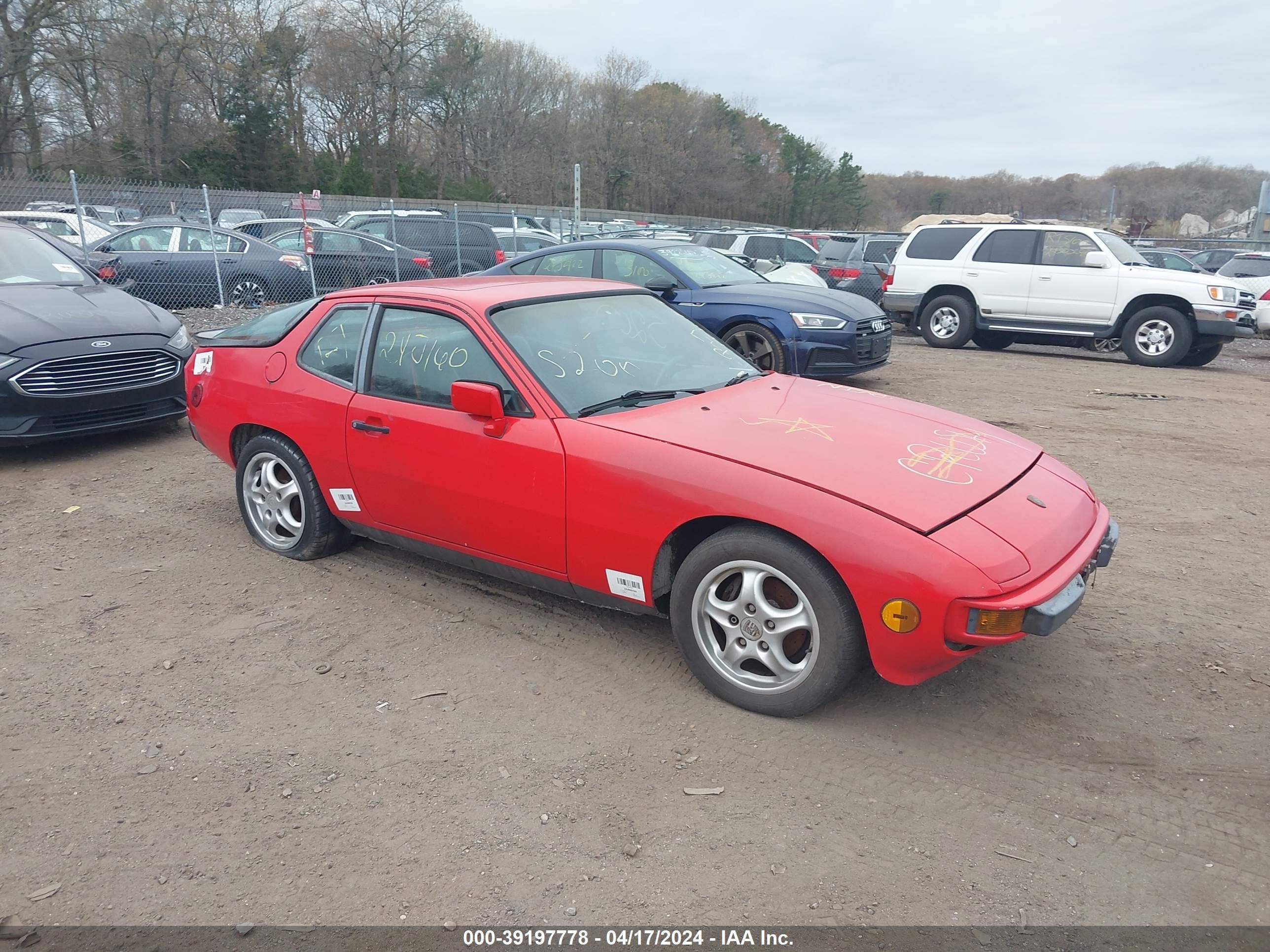 PORSCHE 924 1988 wp0aa0924jn451958