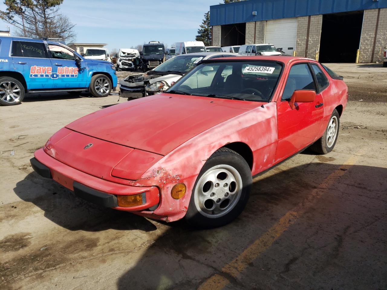 PORSCHE 924 1987 wp0aa0928hn452783