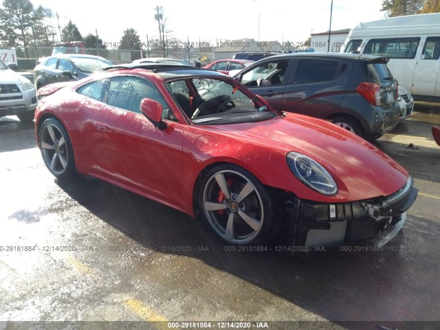 PORSCHE 911 2020 wp0aa2a9xls205764