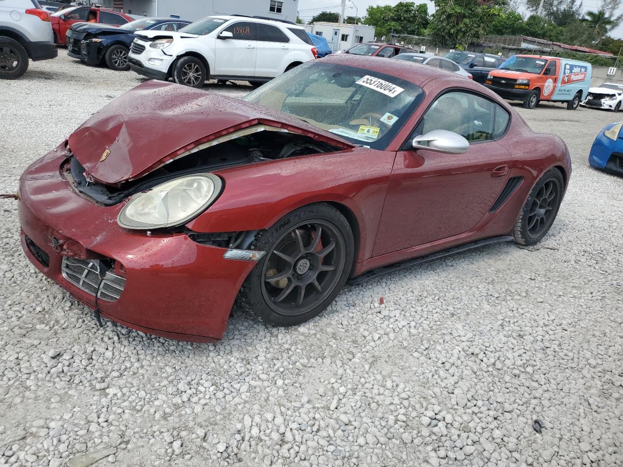 PORSCHE CAYMAN 2008 wp0ab29808u782629