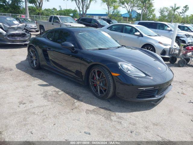 PORSCHE CAYMAN 2018 wp0ab2a81jk278765