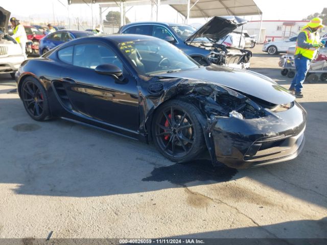 PORSCHE 718 CAYMAN 2019 wp0ab2a83ks278171