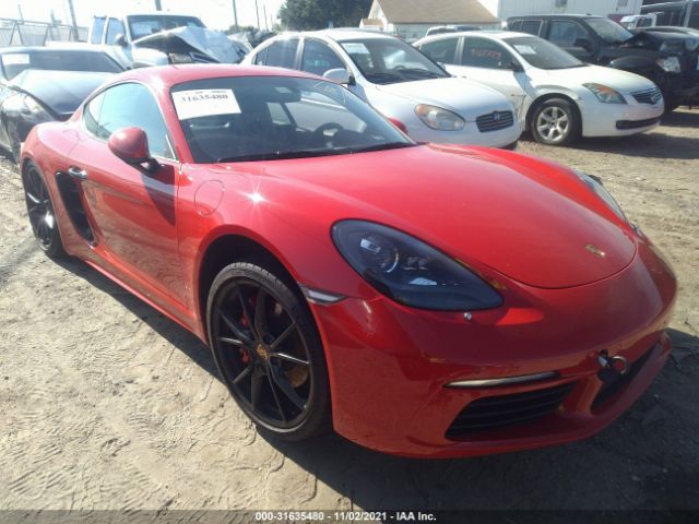 PORSCHE 718 CAYMAN 2019 wp0ab2a87ks278383