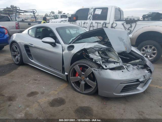 PORSCHE 718 CAYMAN 2019 wp0ab2a87ks278707