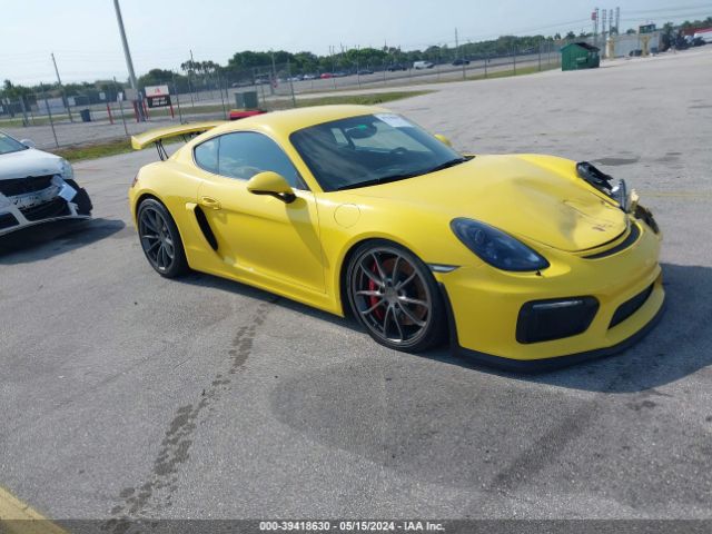 PORSCHE CAYMAN 2016 wp0ac2a85gk197886