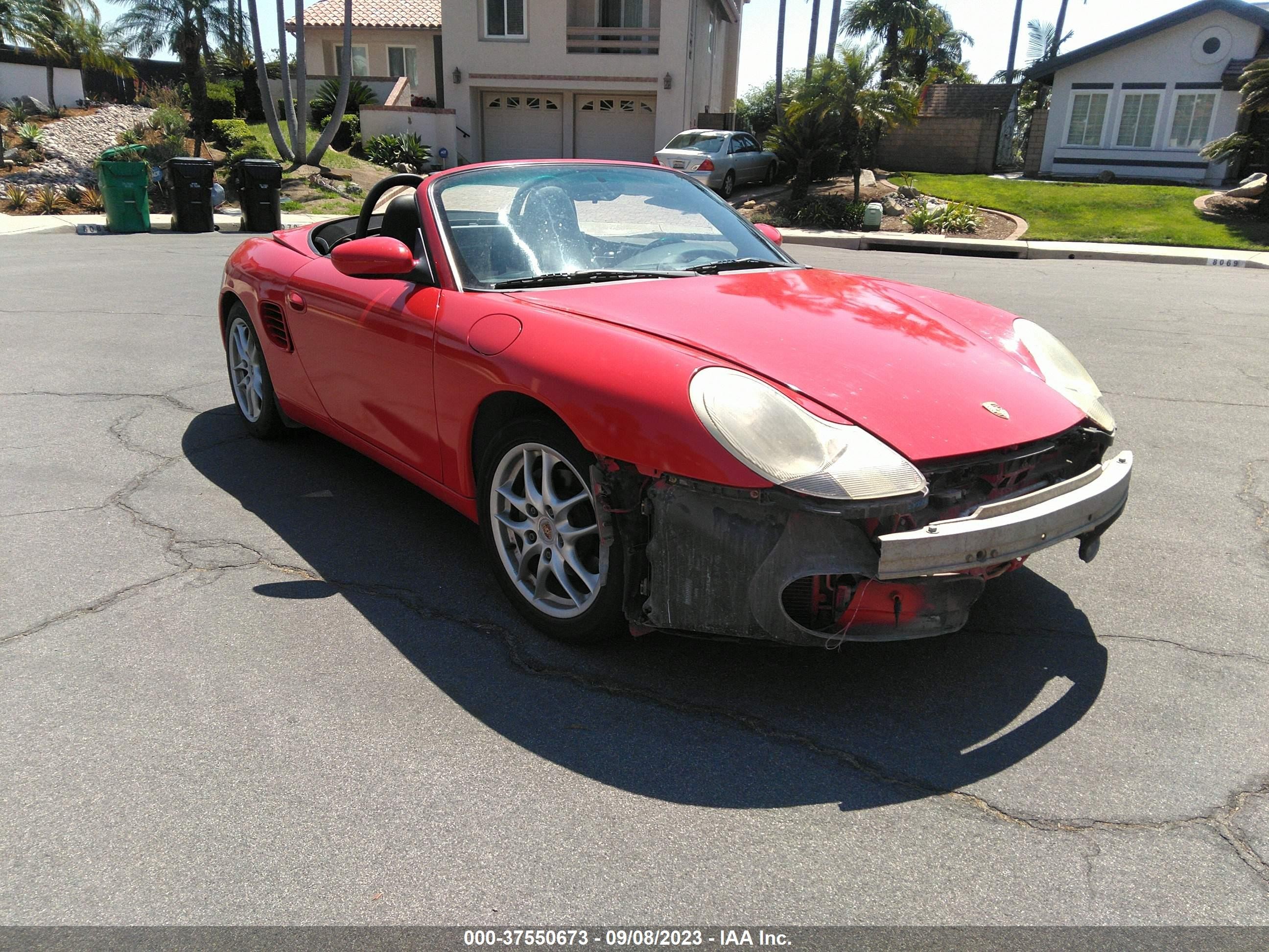 PORSCHE BOXSTER 2003 wp0ca29873u620789