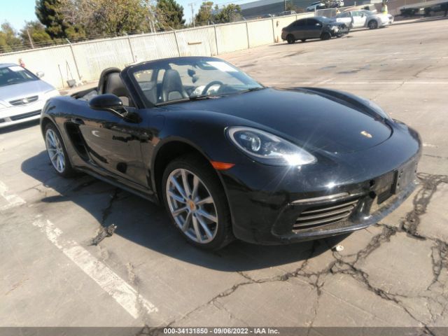 PORSCHE 718 BOXSTER 2018 wp0ca2a81js210736