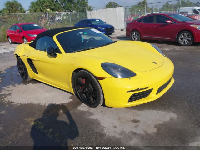 PORSCHE 718 BOXSTER 2019 wp0ca2a87ks210144