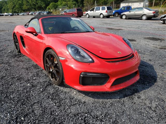 PORSCHE BOXSTER SP 2016 wp0cc2a82gs152090