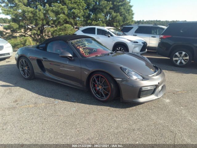 PORSCHE BOXSTER 2016 wp0cc2a85gs152178