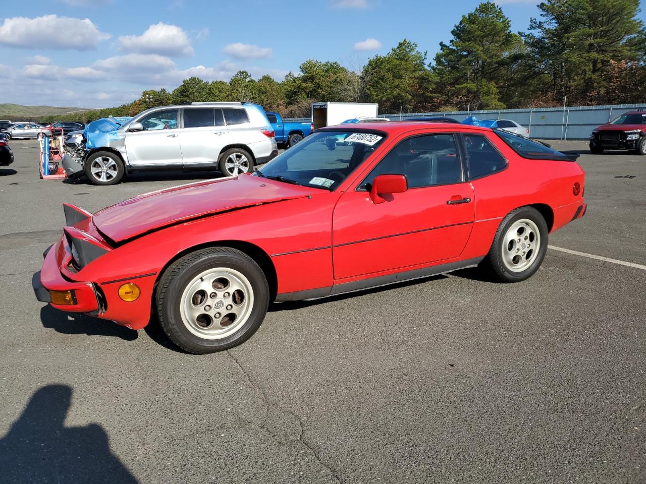 PORSCHE 924 1987 wp0zzz92zhn453477