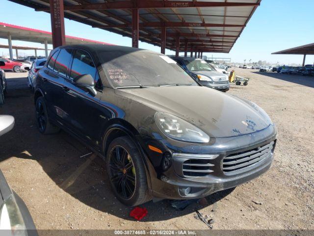 PORSCHE CAYENNE E-HYBRID 2017 wp1ae2a21hla74618